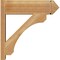 Ekena Millwork Legacy Arts & Crafts Rough Sawn Outlooker, Western Red Cedar, 8"W x 26"D x 26"H OUT08X26X26LEC03RWR - alternate 4